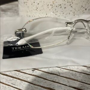 Terais Silver Rimless Glasses